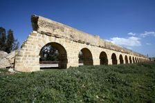 The aqueduct at Zaghouan, Tunisia. Creator: Samuel Magal