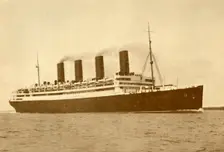 The "Aquitania" (Cunard Line), 45,647 Tons c1930. Creator: Unknown