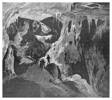 The Arch Cave looking north, Jenolan Caves, New South Wales, Australia, 1886