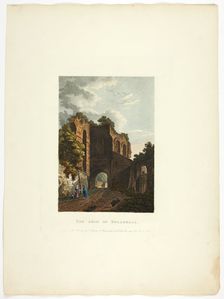 The Arch of Dolabella, plate thirty-five from the Ruins from the Rome, published February 1, 1797. Creator: Matthew Dubourg