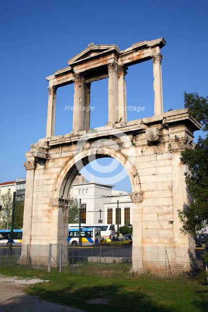 The Arch of Hadrian, Athens, Greece. Creator: Samuel Magal.