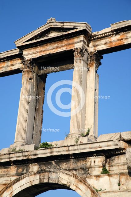 The Arch of Hadrian, Athens, Greece. Creator: Samuel Magal.