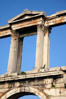 The Arch of Hadrian, Athens, Greece. Creator: Samuel Magal