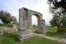 The Arch of Septimius Severus, Dougga (Thugga), Tunisia. Creator: Samuel Magal
