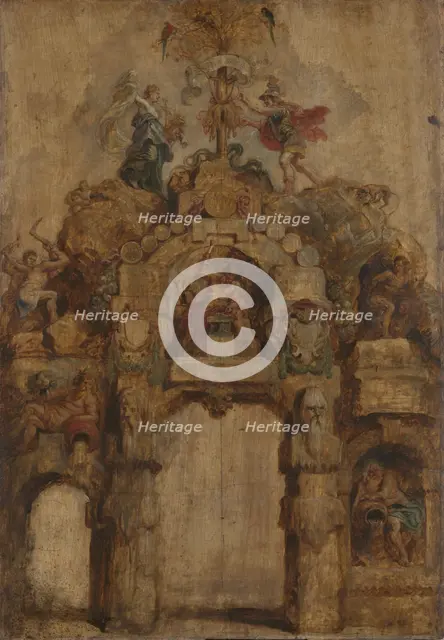 The Arch of the Mint (reverse), 1635. Creator: Peter Paul Rubens.