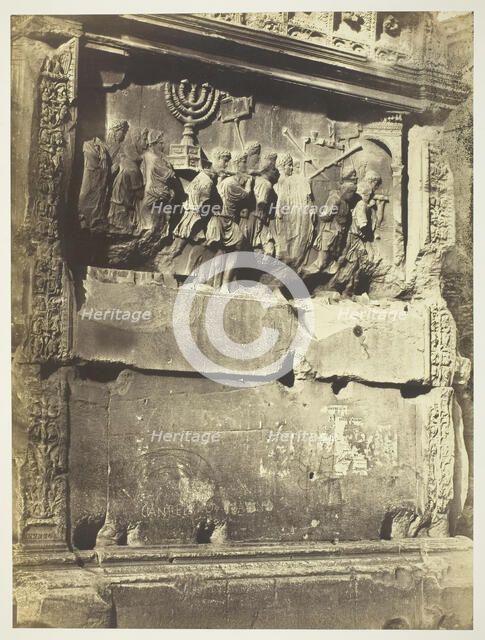 The Arch of Titus, 1855, 1855. Creator: Robert MacPherson.