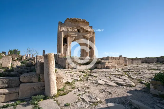 The Arch of Trajan, Mactaris, Tunisia. Creator: Samuel Magal.