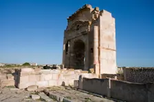 The Arch of Trajan, Mactaris, Tunisia. Creator: Samuel Magal