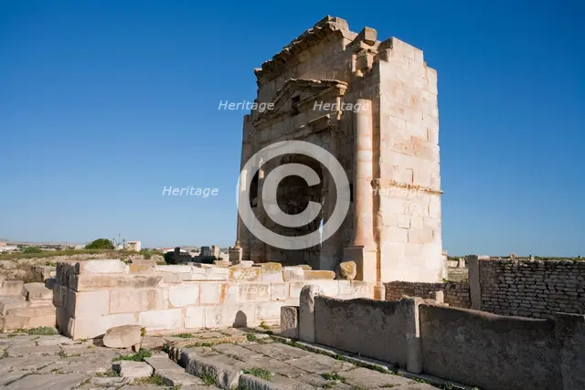 The Arch of Trajan, Mactaris, Tunisia. Creator: Samuel Magal.