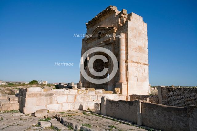 The Arch of Trajan, Mactaris, Tunisia. Creator: Samuel Magal.