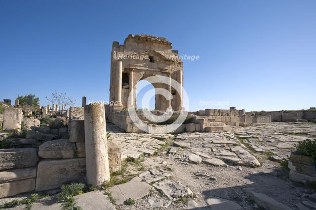 The Arch of Trajan, Mactaris, Tunisia. Artist: Samuel Magal