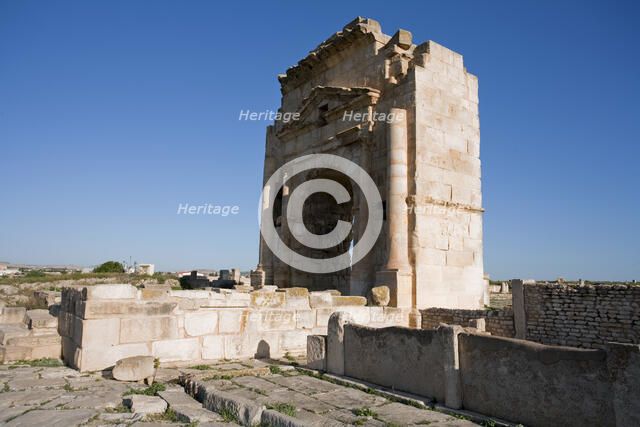 The Arch of Trajan, Mactaris, Tunisia. Artist: Samuel Magal