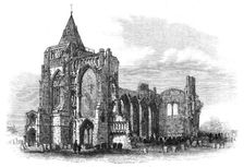 The Archaeological Institute of Great Britain and Ireland: Crowland Abbey, Lincolnshire, 1861. Creator: Unknown