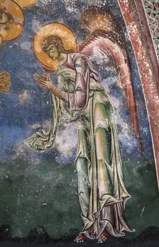 The Archangel Gabriel, 12th century. Creator: Byzantine Master ()