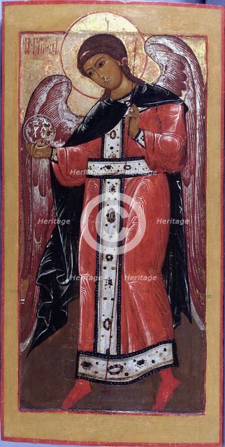 The Archangel Gabriel. Artist: Russian icon 