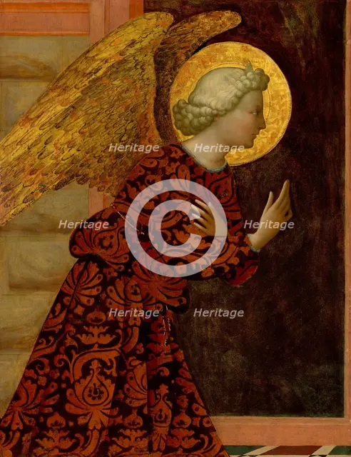 The Archangel Gabriel, c. 1430. Creator: Masolino da Panicale.