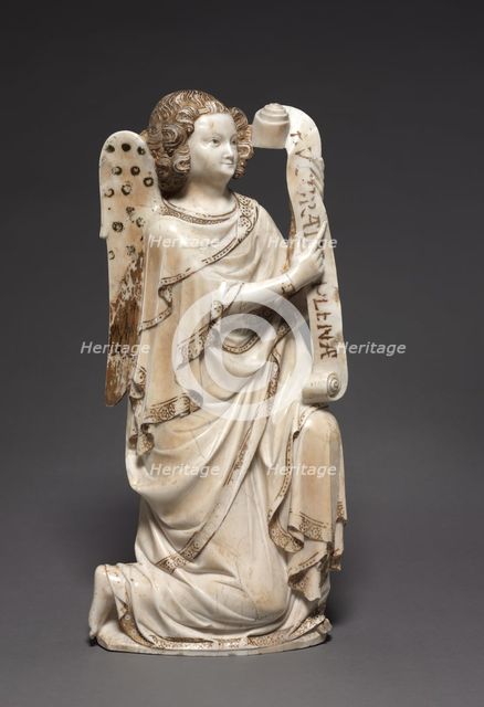 The Archangel Gabriel from an Annunciation Group, c. 1350. Creator: Unknown.