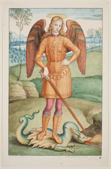 The Archangel Michael, 1836. Creator: Franz August Schubert