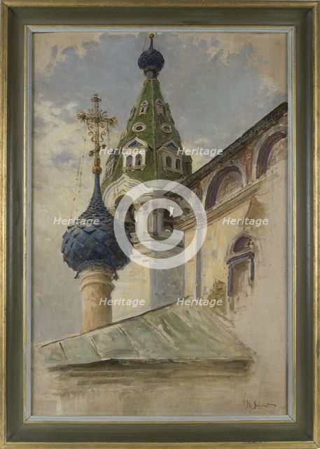The Archangel Michael Church in Kostroma, 1910. Artist: Schmidt, Genrikh Genrikhovich (1861-1922)