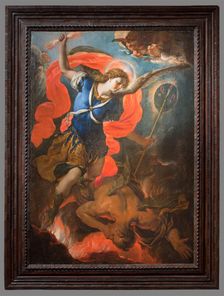 The Archangel Michael Defeating Satan, between 1692 and 1705. Creator: Antonio Palomino