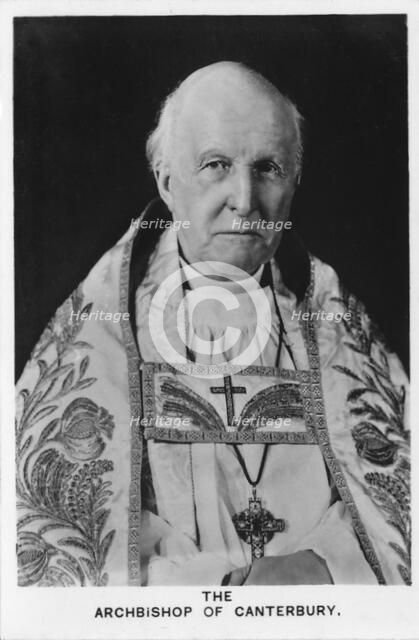 'The Archbishop of Canterbury Dr Cosmo Gordon Lang', 1937. Creator: Unknown.
