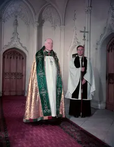 The Archbishop of York, November, 1952. Creator: Arthur Charles Kirby Ware