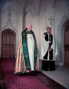 The Archbishop of York, November, 1952. Creator: Arthur Charles Kirby Ware