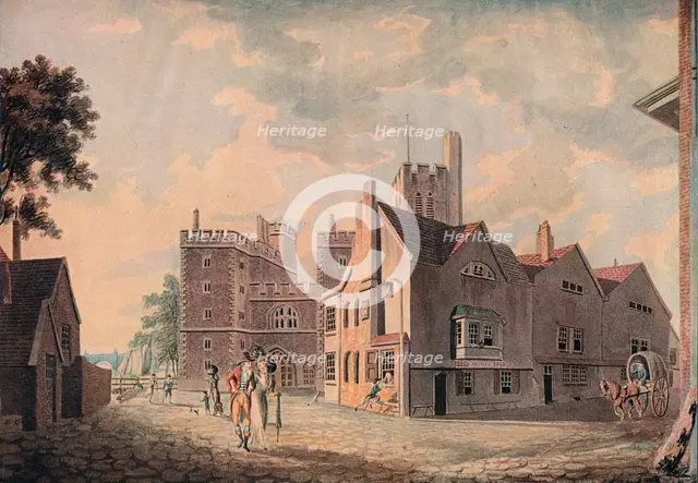 'The Archbishop's Palace, Lambeth', 1909. Artist: JMW Turner.