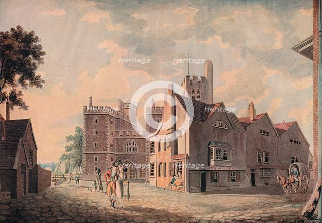 'The Archbishop's Palace, Lambeth', 1909. Artist: JMW Turner.