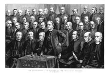 The Archbishops and Bishops of the Church of England 1886. Creator: Unknown