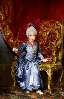 The Archduke Francis of Austria as a child, 1770. Creator: Anton Raphael Mengs