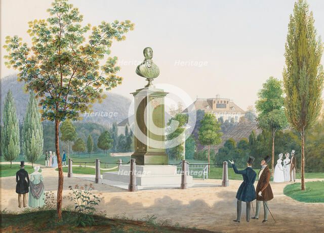 The Archduke Rudolf, Cardinal Archbishop of Olmütz monument in Ischl. Creator: Hafner, Josef (1799-1891).