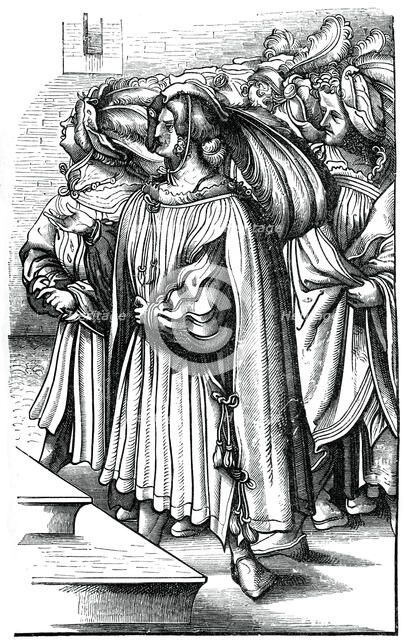 The archdukes and high barons of Germany at the coronation of the Emperor Maximilian, 16th century, Artist: Unknown