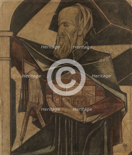 The Architect, 1919. Creator: Richard Roland Holst.