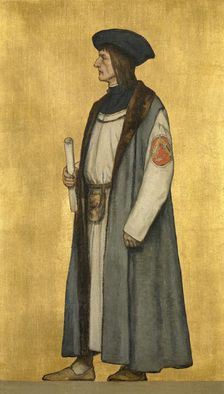 The Architect Jan van Oudenaerde, 1889. Creator: Albrecht De Vriendt