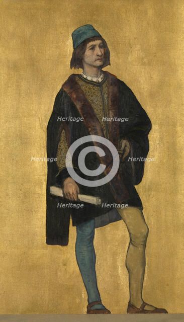 The Architect Jan van de Poele, 1889. Creator: Albrecht De Vriendt.