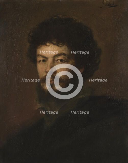 The Architect Lorenz Gedon, late 19th century. Creator: Franz von Lenbach.