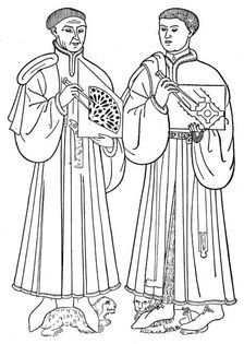 The architects of the Church of St Ouen, Rouen, c1440, (1910)