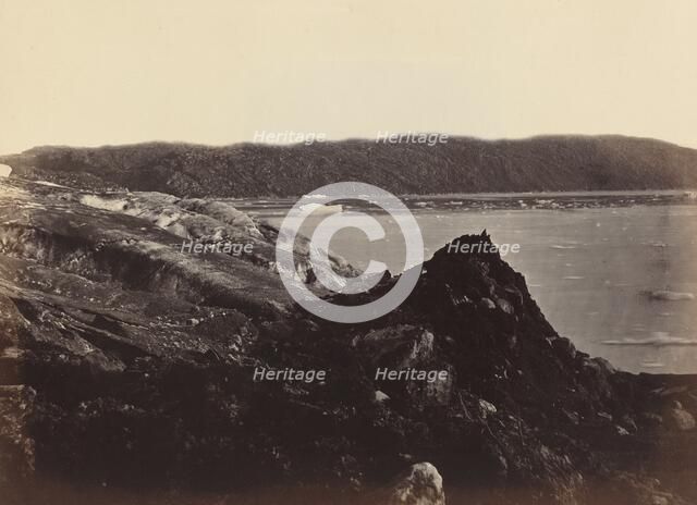 The Arctic Regions: No. 36. The Glacier As Seen Flowing Or Being Forced Down..., 1869. Creators: John L Dunmore, George P. Critcherson.