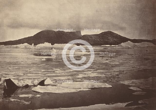 The Arctic Regions: No. 92.* The Devil's Thumb partially enveloped in a fog..., 1869. Creators: John L Dunmore, George P. Critcherson.
