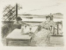 The Arbor, 1893. Creator: Jean Louis Forain