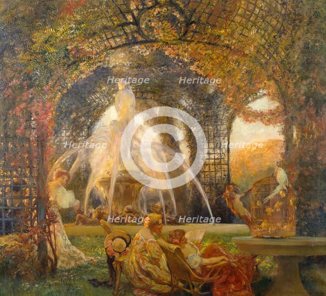 The Arbor, c1906. Creator: Gaston la Touche.