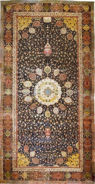The Ardabil Carpet, c.1540. Artist: Iranian master  