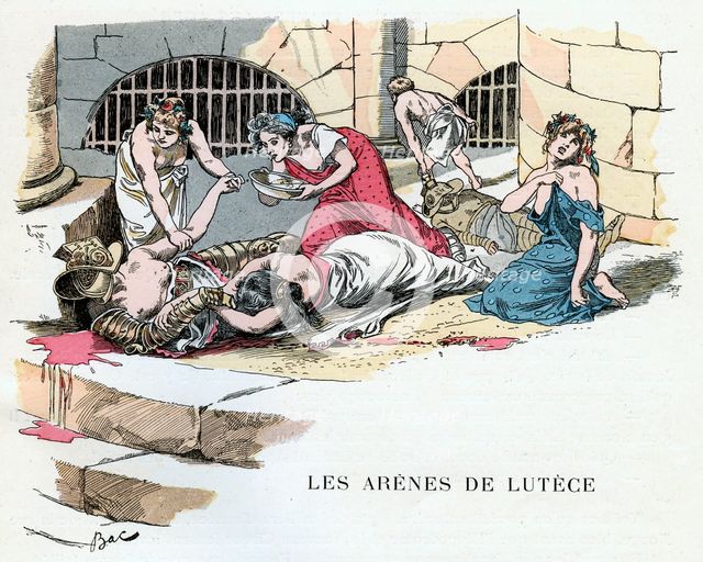 'The Arenas of Lutetia', c1870-1950.Artist: Ferdinand Sigismund Bac