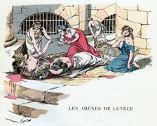 The Arenas of Lutetia c1870-1950.Artist: Ferdinand Sigismund Bac