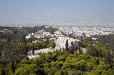 The Areopagus (Mars Hill), Athens, Greece. Creator: Samuel Magal