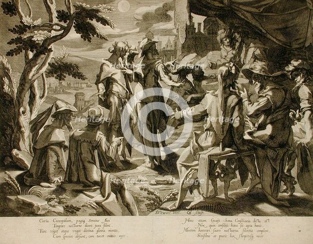 The Areopagite Judges of Athens, 1605. Creator: Willem van Swanenburg.
