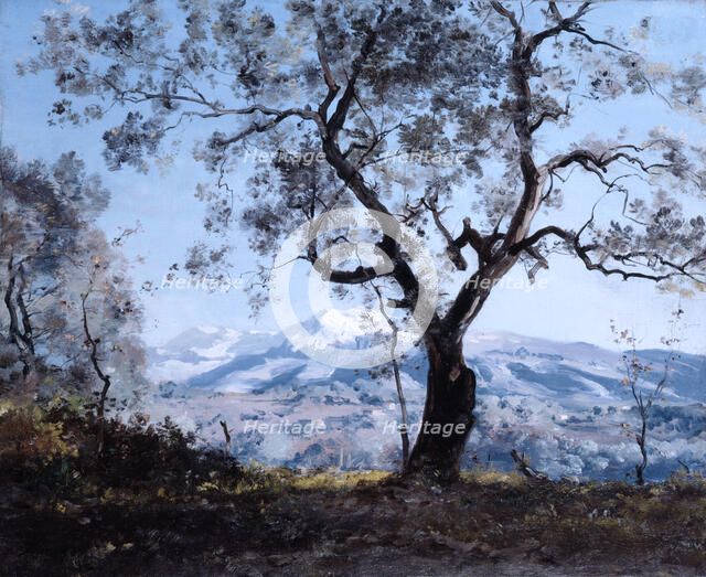 'The Area around Menton, close to Roquebrune', 1892. Artist: Emmanuel Lansyer