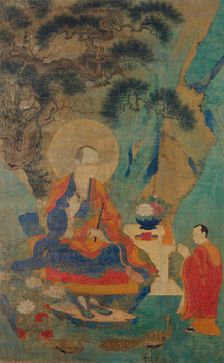 The Arhat Vajraputra, 15th century. Creator: Unknown