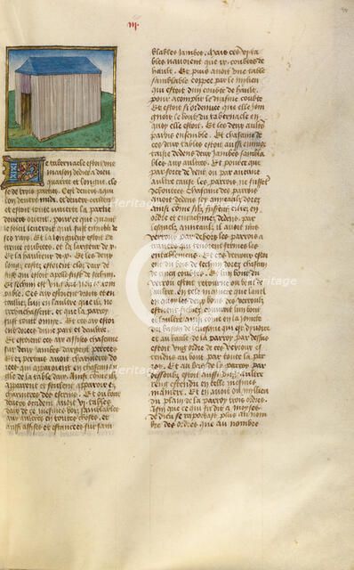 The Ark of the Covenant; Miroir Historial, about 1475. Creator: Unknown.